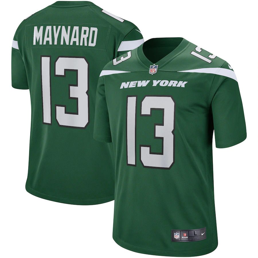 Men New York Jets #13 Don Maynard Nike Gotham Green Game Retired Player NFL Jersey->new york jets->NFL Jersey
